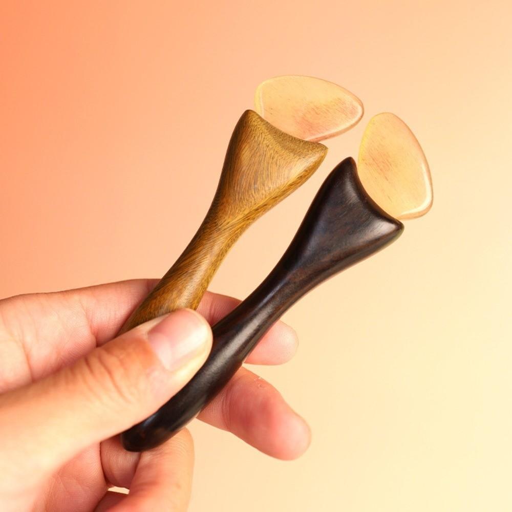 Face Lifting and Tightening Sandalwood Massager Guasha Face Massager Tool  Head Relaxation