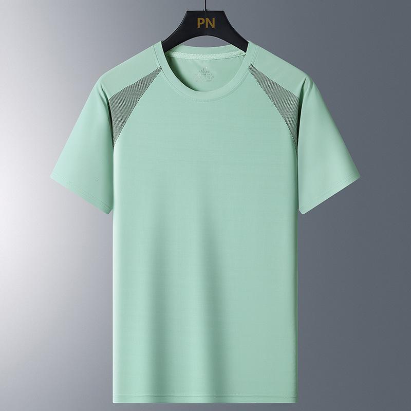 

Летняя футболка с коротким рукавом, быстросохнущая, влагоотводящая, ледяная, с круглым вырезом, с рукавом до локтя L