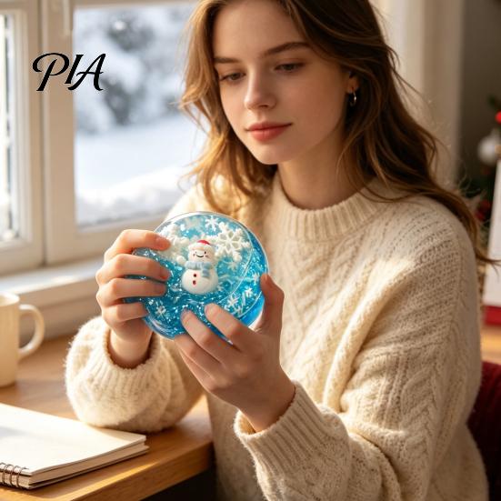 Soft Stress Balls 1/4Pcs Christmas Ball Fidget Toy, Anxiety Relief Squeezable Ball, Xmas Stocking Stuffers Theme Sensory Party Favors for Adults