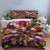 Vibrant Multicolored Floral Pattern. Bedding Sets Duvet Cover Sets Duvet Covers Pillowcases(1 * Duvet Cover 2 * Pillowcases Without Duvet Insert)