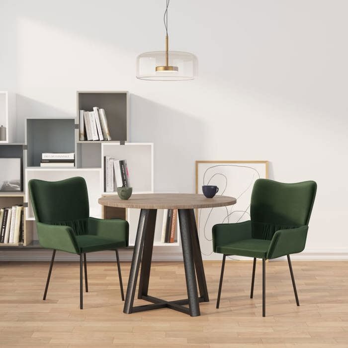 VidaXL 2x Chaises de Salle à Manger Sièges de Cuisine Fauteuils de Salle à Manger Chaises à Dîner Meubles de Cuisine 344800