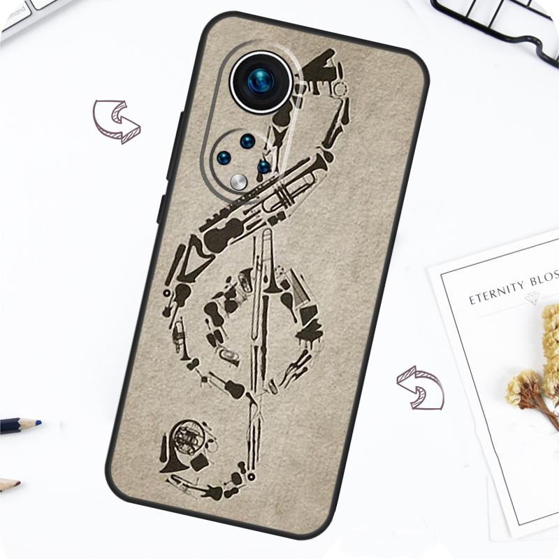Music Note Case For Honor Magic 7 5 6 Lite Honor 200 Pro X8b X9a X8a X8 X9 X9c X9b 50 70 90 Lite Cover