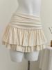 New Sexy High-Waisted Irregular Layered Ruffle Mini Skirt