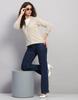 MONTE CARLO Damen V-Ausschnitt Langarm Strickjacke