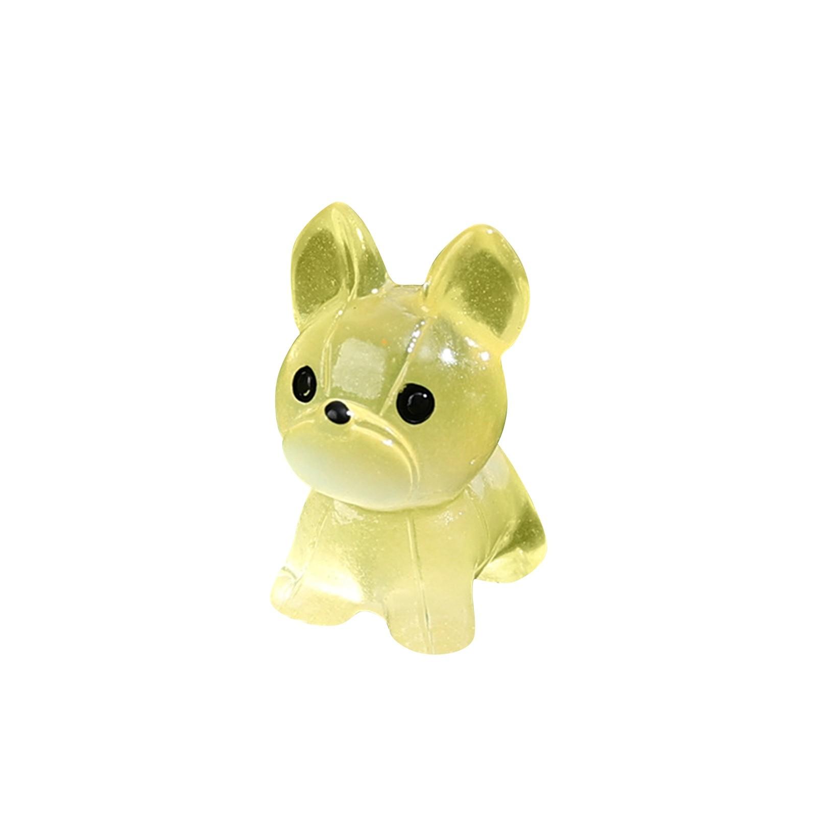 

Светящееся в темноте маленькое ведро для глаз, ювелирные изделия своими руками, аксессуары из микросмолы, брелок для ключей, настольный автомобиль, виджеты, игровой домик One Size жёлтый