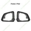 For Tesla Model Y -2026 Juniper Side External Rearview Mirror Carbon Pattern Cover Lower Caps Bottom Shell Frame Replacement