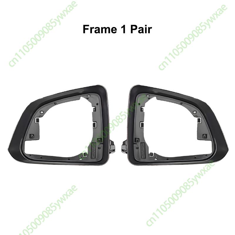 For Tesla Model Y -2026 Juniper Side External Rearview Mirror Carbon Pattern Cover Lower Caps Bottom Shell Frame Replacement
