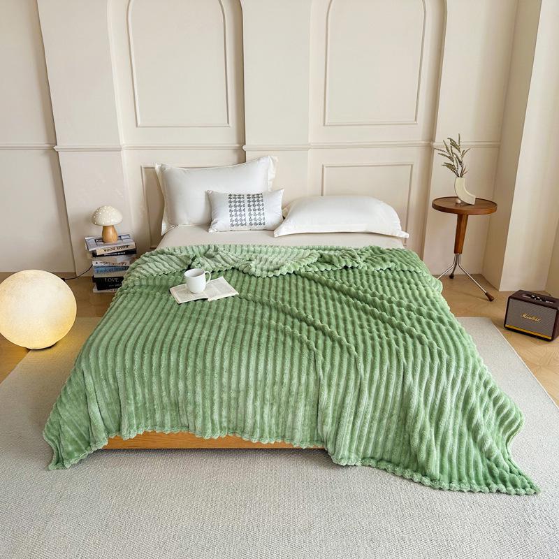 G5Z Rabbit Plush Multifunctional Drawstring Blanket: Thick, Versatile, Warm Nap and Double Cover Blanket.