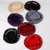 PU Leather Stool Cover Waterproof Round Elastic Slipcover Office Banquet Beauty Salon Bar Chair Protector Seat Covers