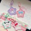 Cute Cartoon Sanrio Star Acrylic Keychain Ins Sweet Girl Schoolbag Pendant Keyring Friend Gift