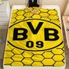 Manta de Franela con Estampado del Logo Valiente del BVB, Alta Calidad, Cómoda para Todas las Estaciones, Decoración del Hogar, Calidez y Confort