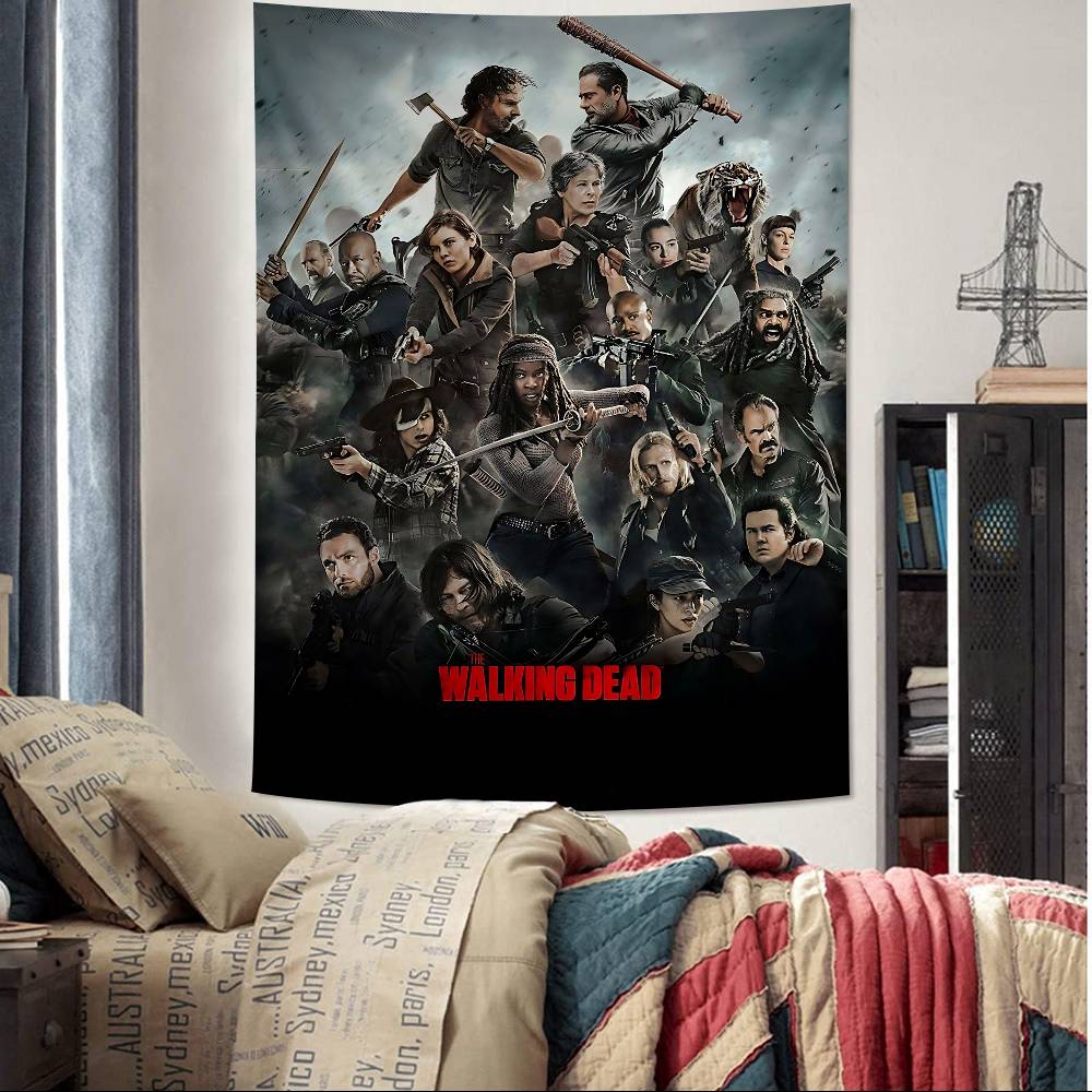 The WalkingS DeadS TV Chart Tapestry Home Decoration Hippie Bohemian Decoration Divination Wall Hanging Home Decor