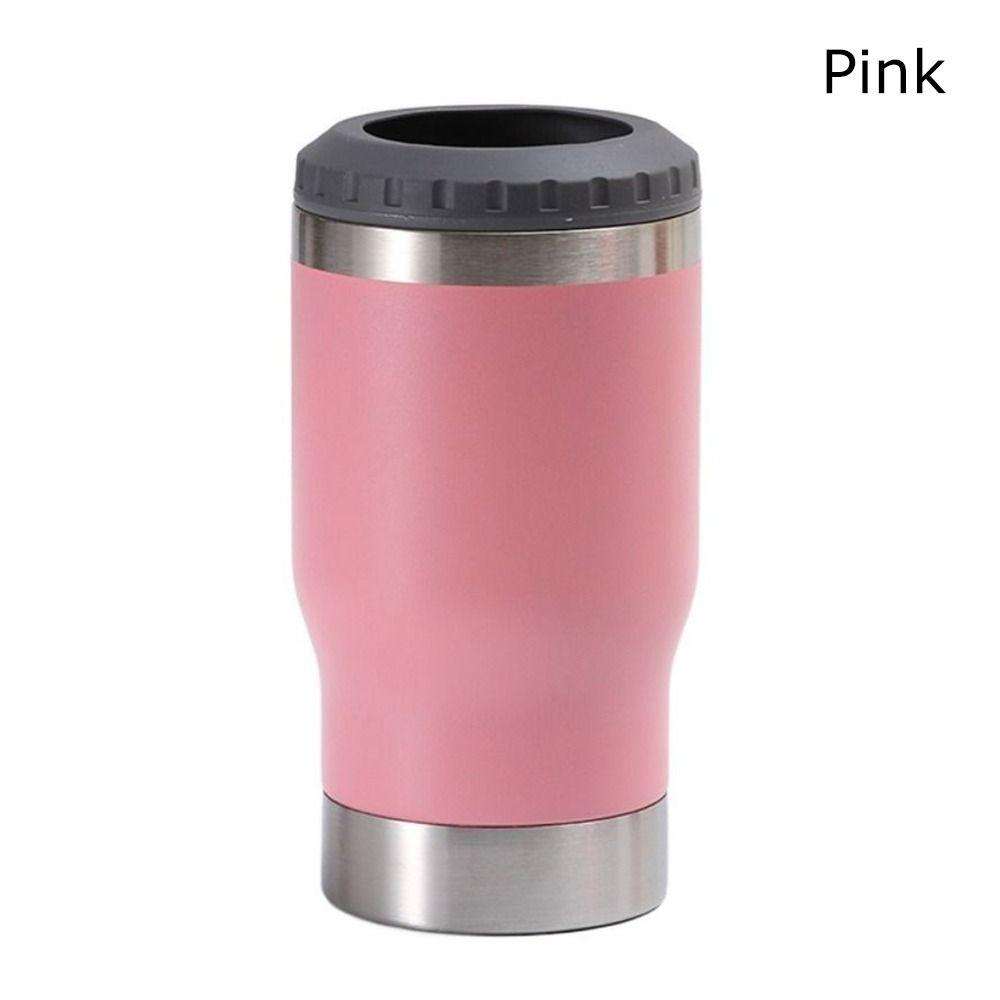 

Резервуар для холодного зберігання Термос Чашка 14 унцій Відкривачка Нова пляшка Keep Cooling рожевий