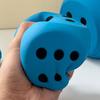 Large Slow-Rising Dice Squeeze Toy Soft PU Fidget for Stress Relief Rounded Corners for Safe Play Colorful Pinch Toy for Board Games