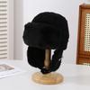 Winter Outdoor Cycling Warm Hat Men Women Lei Feng Hat Fleece Thickened Ear Protection Knitted Hat Cold Proof Windproof Thermal
