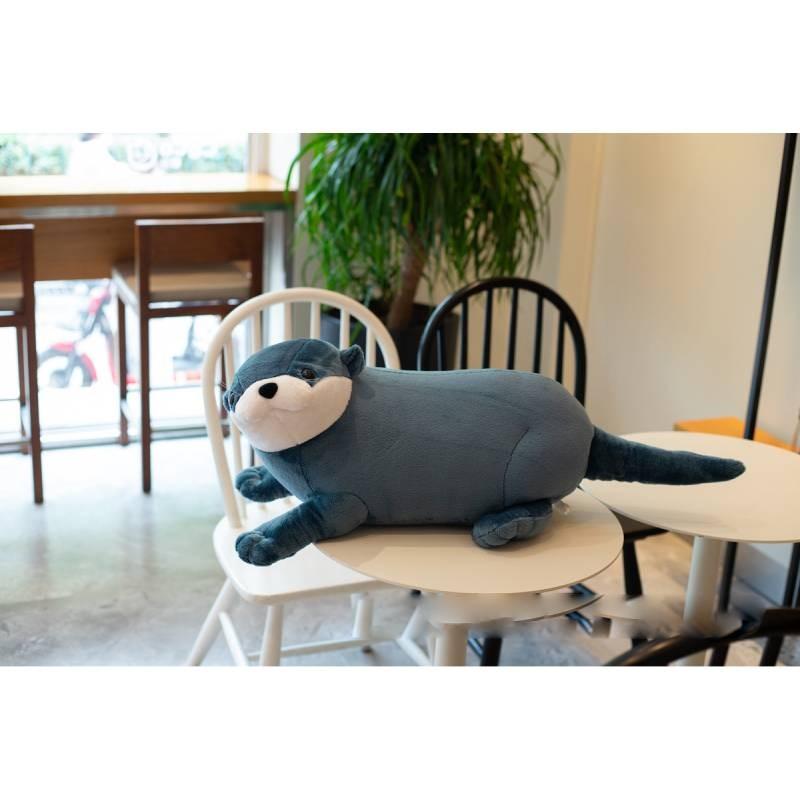 Plush Simulation Otter Stuffed Toy Animals Dolls Room Decoration Gifts Kids