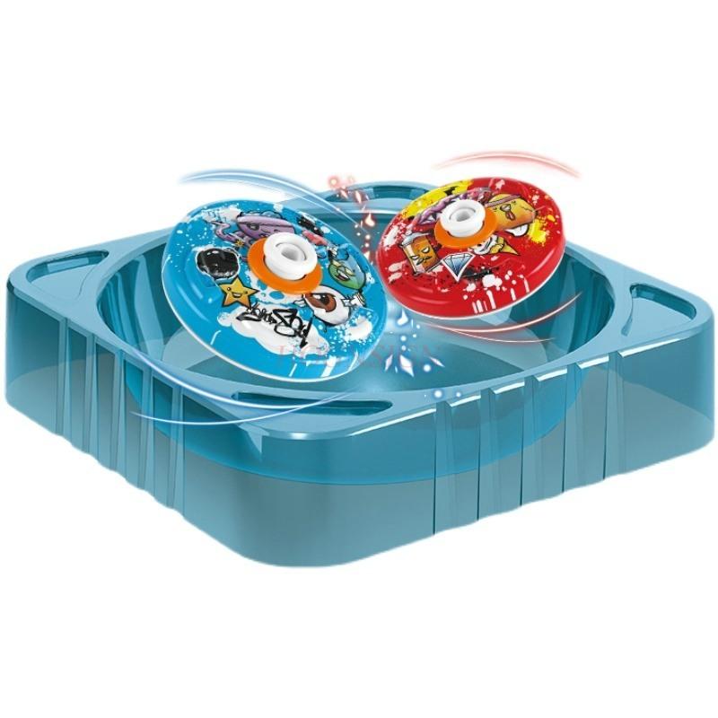 Alloy Combat Gyroscope Toy Folding Play Method For Children'S Infinite Acceleration Launcher For Combat Disk For Boys