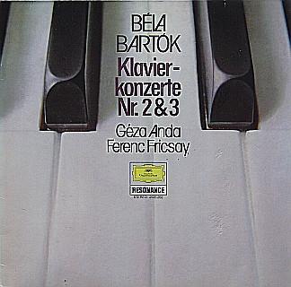 

LP Record BLA BARTK GZA ANDA FERENC FRIC Klavierkonzerte Nr. 2 3 2535262 DEUTSCHE GRAMM Germany Classical Used