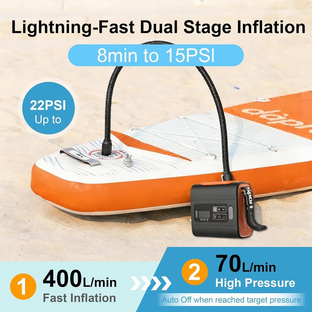 Outdoor Wireless Air Pump Travel Vacuum Pump with Inflatable Deflate Portable Electric MINI Inflatable Pumps for Mats