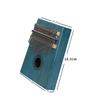 1 Stück Finger 17 Tasten Kalimba Daumenklavier Instrument Mahagoniholz mit Stimmhammer