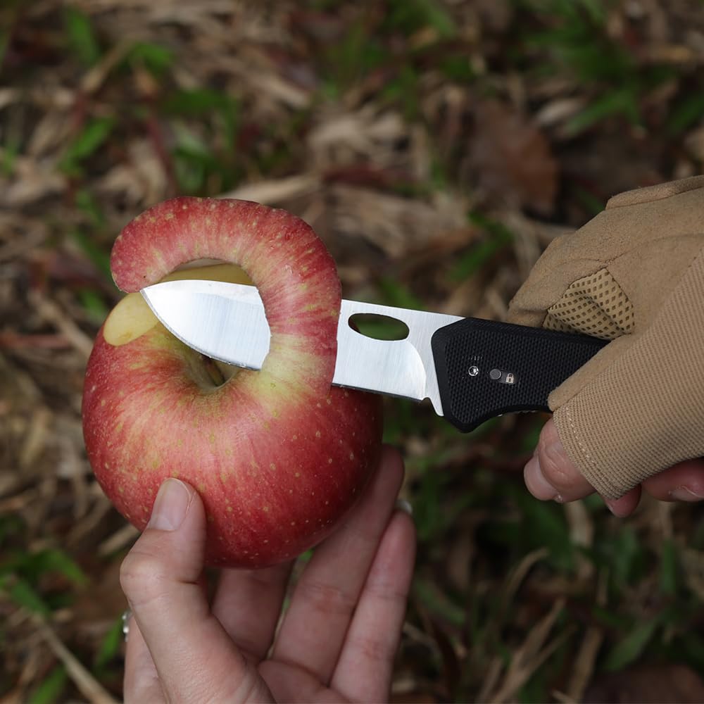 Roxon S501U Convenient To Carry with Belt Foldable Pocket Scissors with Replaceable Knife Perfect for Durable and Lightweight So You Can Carry It