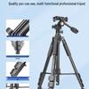 Era Q112H Lightweight DSLR & Phone Tripod for Overhead Shots, Portable Mirrorless Self-Timer & Video Recording