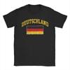 Germany Deutschland Funny German Pride TShirt for Men Pure Cotton Tees Round Collar Short Sleeve T Shirts Plus Size Clothes