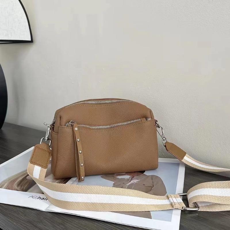 Leather Broadband Shoulder Bag TOO First-layer Cowhide Messenger Bag Niche Versatile Camera Bag Women's Bag