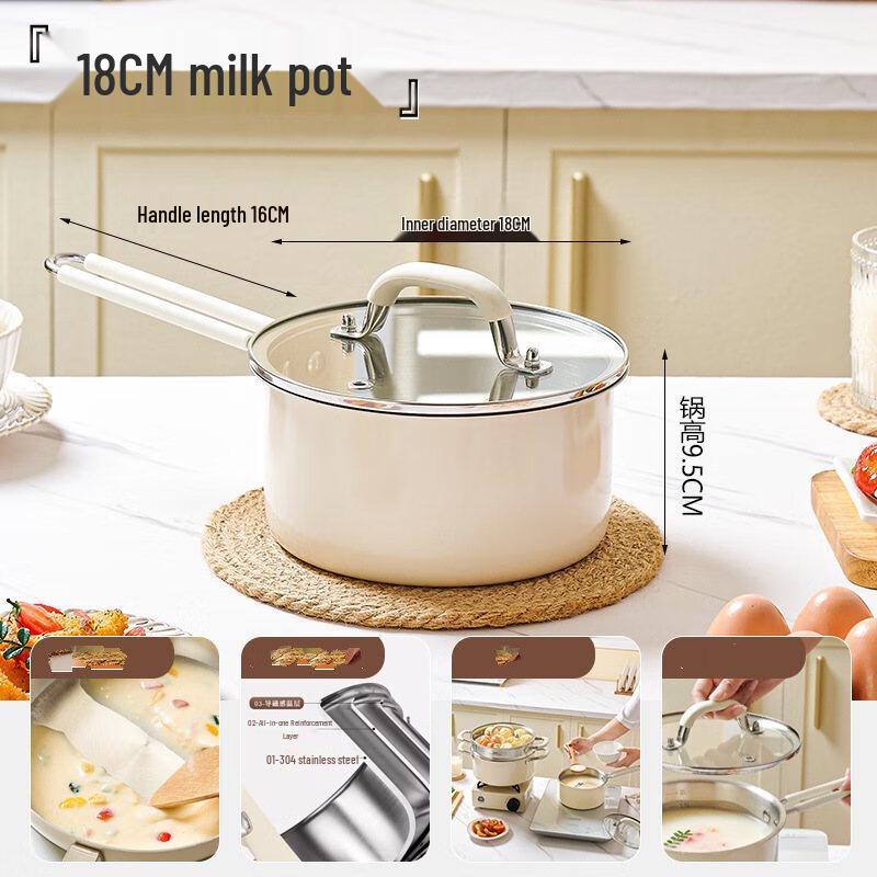 Wutuo 3-Layer Steel Versatile Saucepan