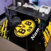 Vlastní jméno BVB Fan Gear Koberec Herní Koberec, Podložka na Podlahu do Ložnice Obývacího Pokoj Vstupní Koberec, Nápad na Domácí Dekoraci Dárek k Vánocům Narozeninám