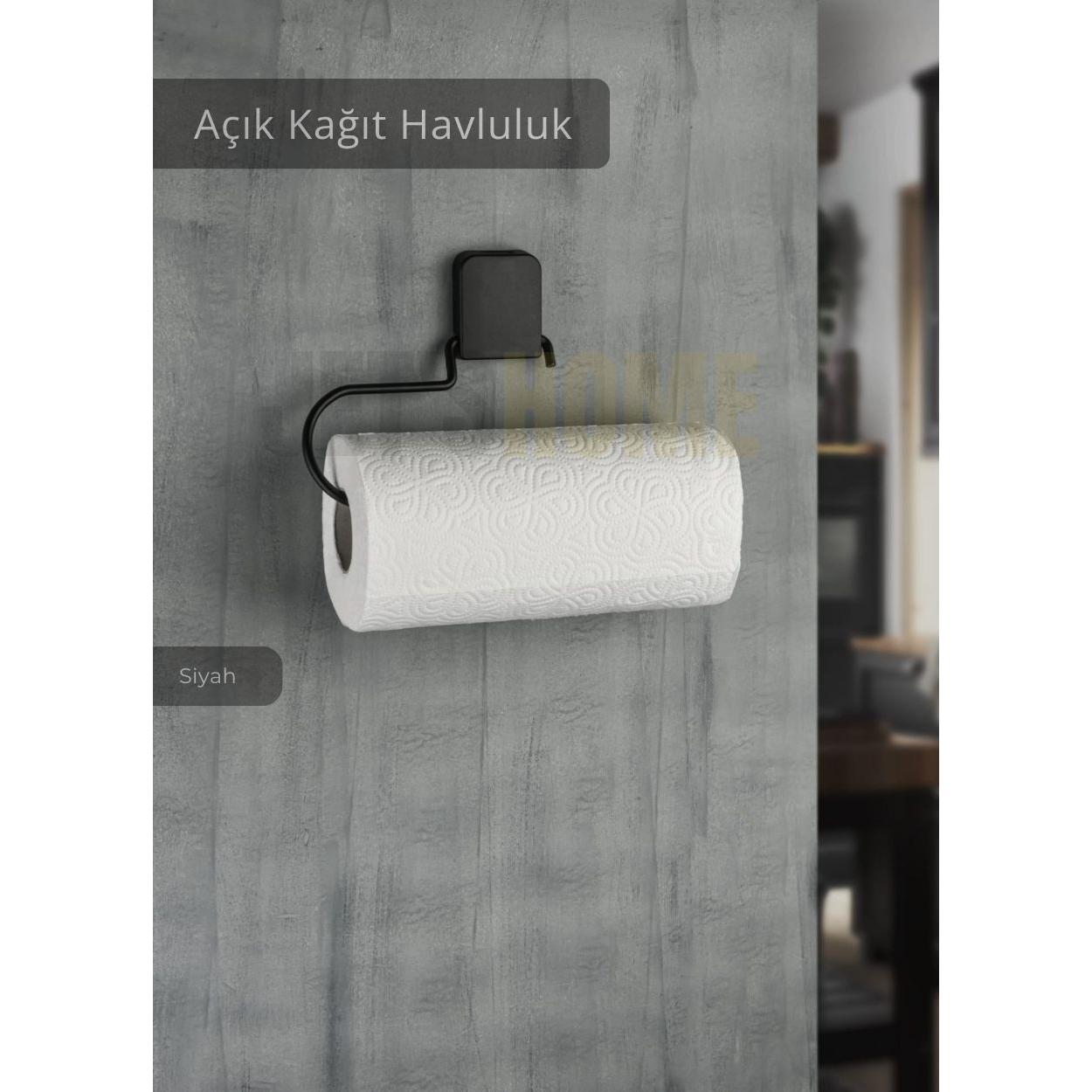 

Paper Towel Holder Stainless Napkin Holder Steel Bathroom Towel Holder Organizer Black