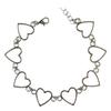 European & American Beach Vacation Heart Anklet - Hollow Heart Chain Jewelry for Women