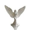 3D-gedrucktes Engel-/Göttinnen-Ornament, reinweiße Flügel, Schreibtischdekoration, Luxus-Heimdekoration Handwerk & Geschenke