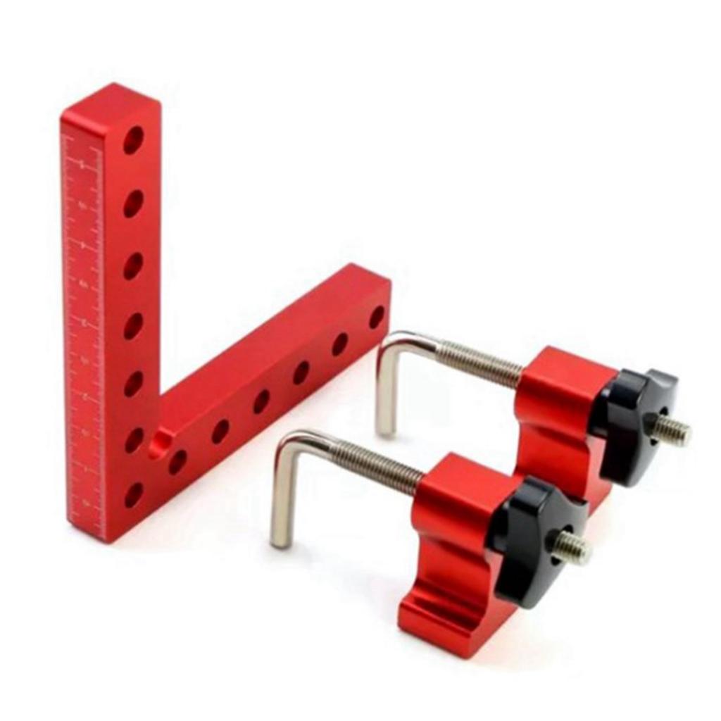 3 Pcs Set Right Angle Clamp 12cm Aluminum Alloy 90 Degree Positioning Squares Woodworking Cabinet Corner Clamp
