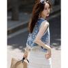 Women's Bohemian Embroidered Denim Vest