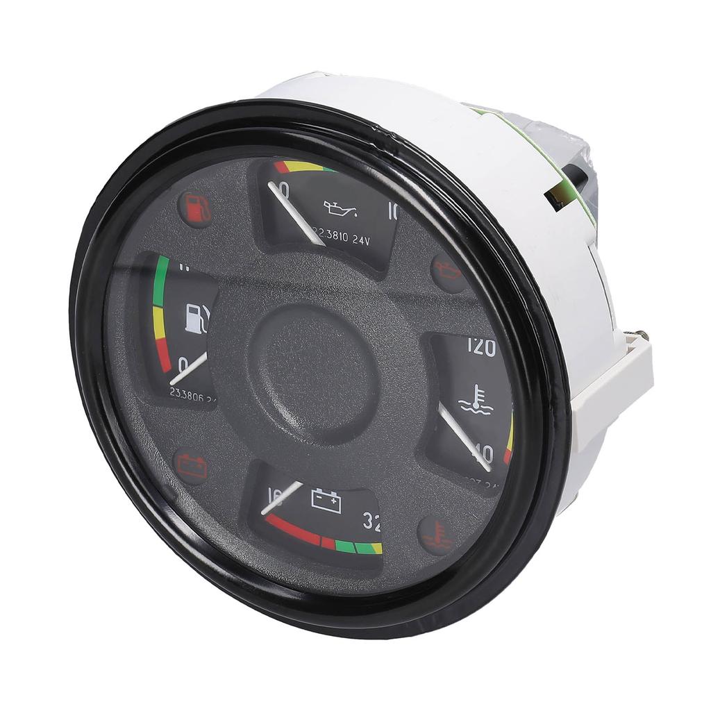 4 In 1 Car Instrument Assembly MultiFunctional Automotive Fuel Gauge Oil Pressure Gauge Water