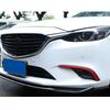 For Mazda6 Mazda 6 Atenza 2014 2015 2016 2017 2018  Body Head Front Fog Eyebrow Trim Light Lamp Frame Stick ABS Chrome Cover