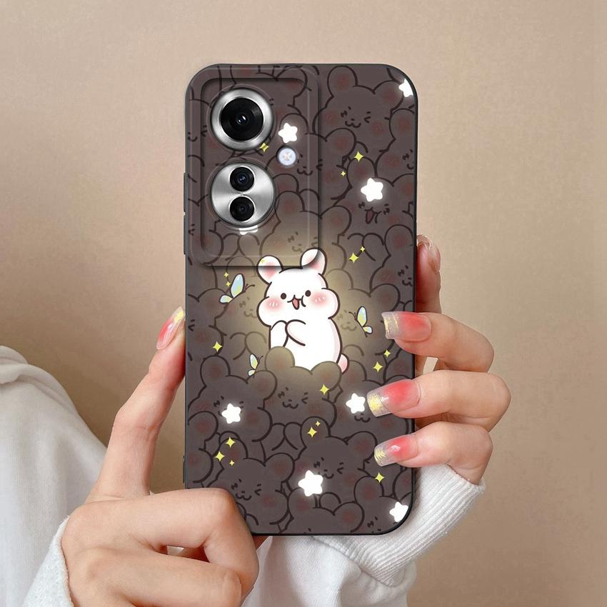 Sacs pour téléphone pour Oppo F25 Pro F23 Realme C20 C25 C30 C31 C33 C35 Narzo N53 N63 Motif Arbre de Coco de Plage Étui de Protection en Silicone Liquide pour Coque Oppo