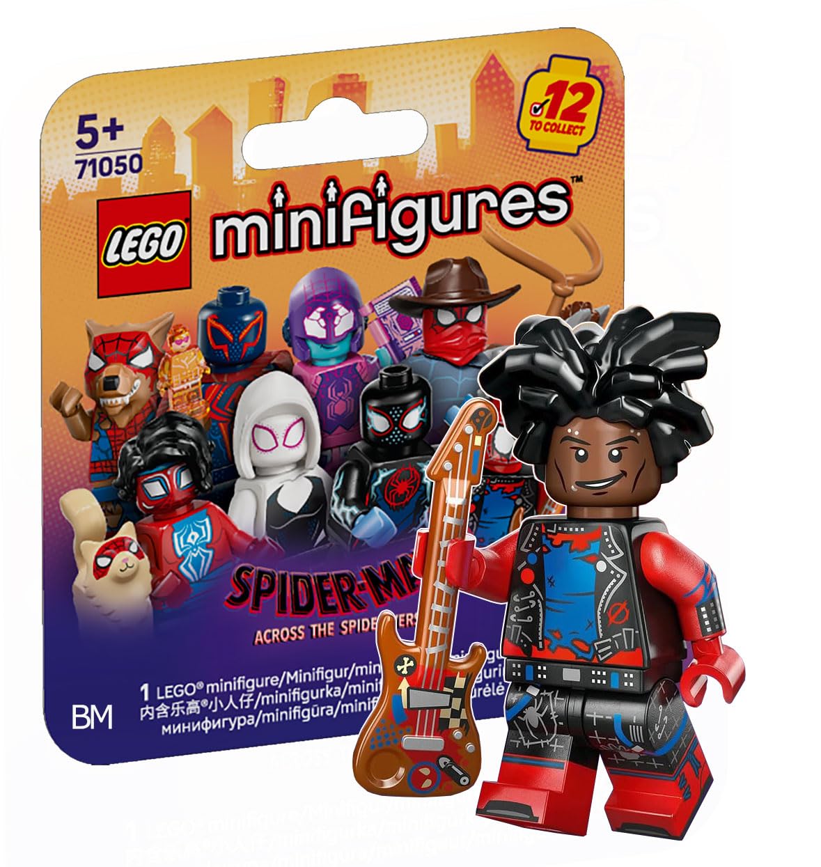 

LEGO Spider-Man: Across the Spider-Verse Minifigure Hobie Brown/Spider-Punk [71050-2]