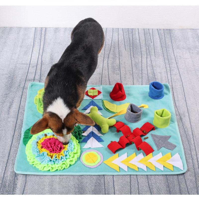 Hund Apfelbaum Schnüffelteppich Futterpuzzle Stressabbau Training Interaktives Haustierspielzeug Haustier Hund Spielzeug Zubehör