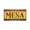Vintage Tin Art with 1530 License Plate Design: Ideal for American - style Background Wall Decor