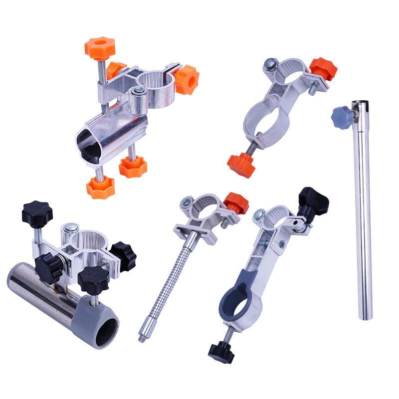 Aluminum Alloy Fishing Chair Accessories: Rod Holder, Fish Keeper, and Bait Tray Holder