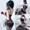 Sexy Body Undertøy Bodysuit Undertøy Strømpe Tight Sexy Transparent Pornos Dress Kvinner Intimates Hose Black Mesh Bodystocking