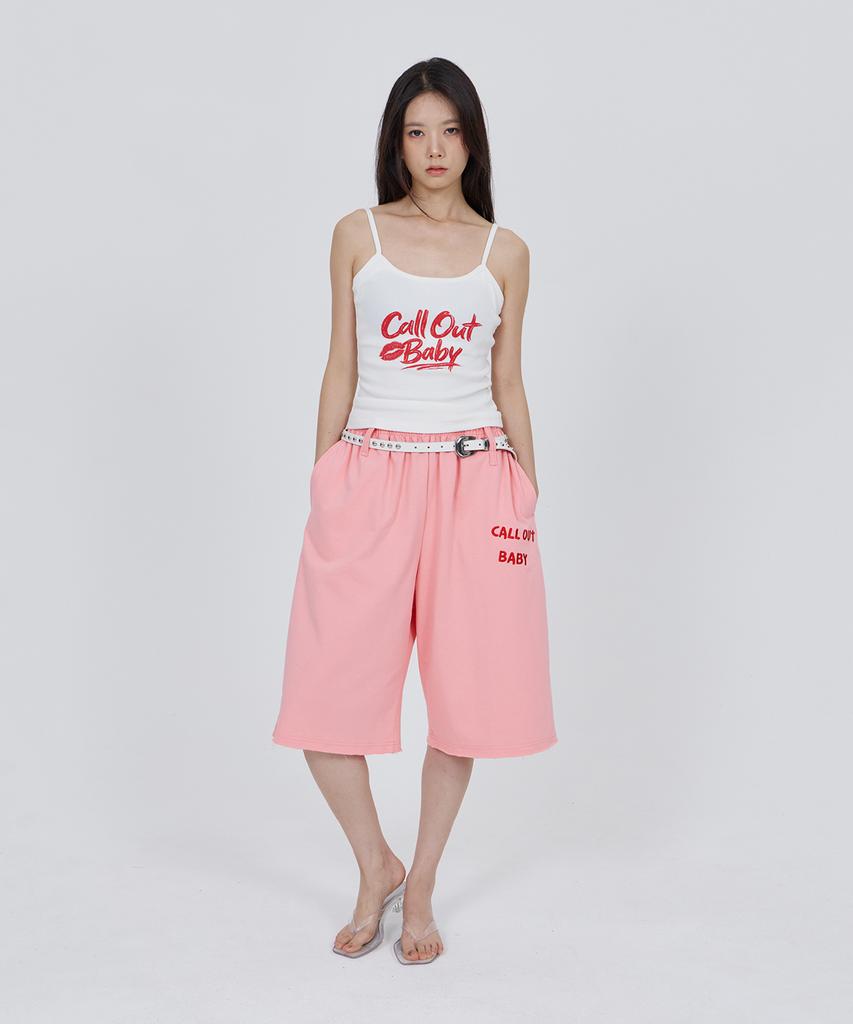 CONY Connie Callout Baby Sweat Shorts / Pink