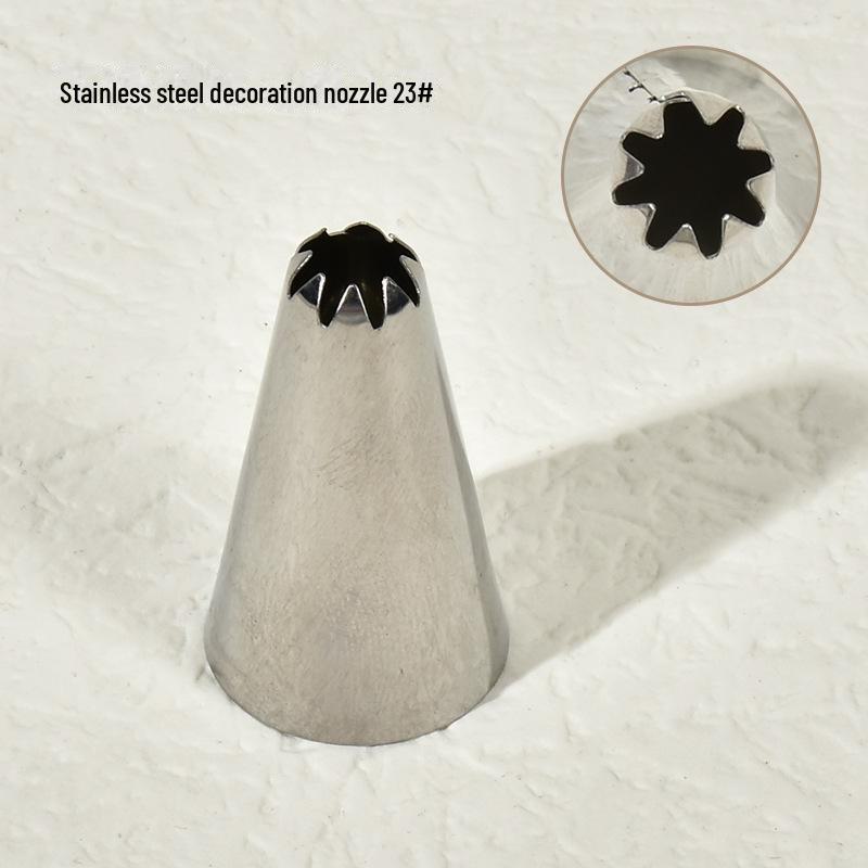 Nerezová sada na zdobení krémovým lepidlem pro DIY pečení a zdobení dortů