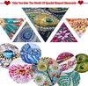 DIY Creative Handpainted Diamond Art Bookmark Set with Japanese & Korean Styles Customizable Sizes