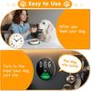 Dog Fed Sign - Dog Feeding Status Spinner with 3 Meals Marked, Did You Feed The Pet Tracker, Pet Feeding Reminder with Double Sided Tape for Fridge,