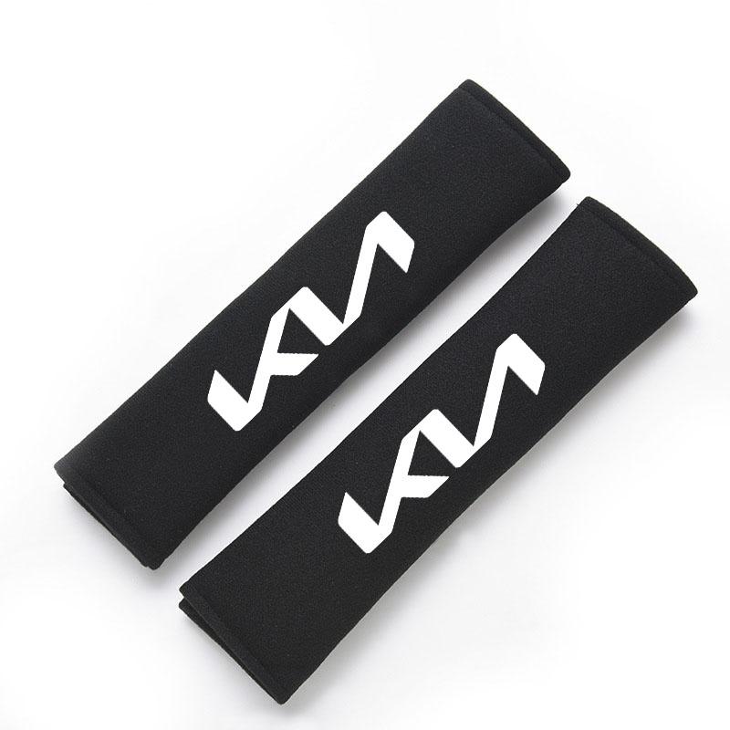 

2026 Hot Car Sticker Car Safety Belt Cover Carbon fibre and Plush Shoulder Pad for Kids Adults For KIA RIO 2 3 4 5 Xline x line