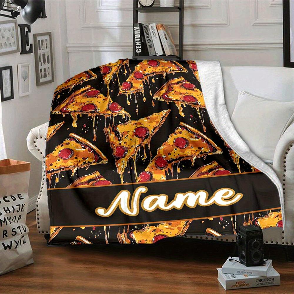 Pizza Home Blankets Soft Cozy Lightweight Allseason Multipurpose Blanket For Picnics Sofas Offices Beds Living Rooms Suitable As Gifts For Friends'