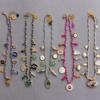 Collana con Ciondolo Smaltato Colorato a Goccia, Orecchino Occhio del Diavolo a Forma di Cuore, Vendita Calda Transfrontaliera - Stile Hip Hop Unisex